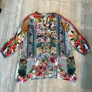 Floral Multicolor Women's Top